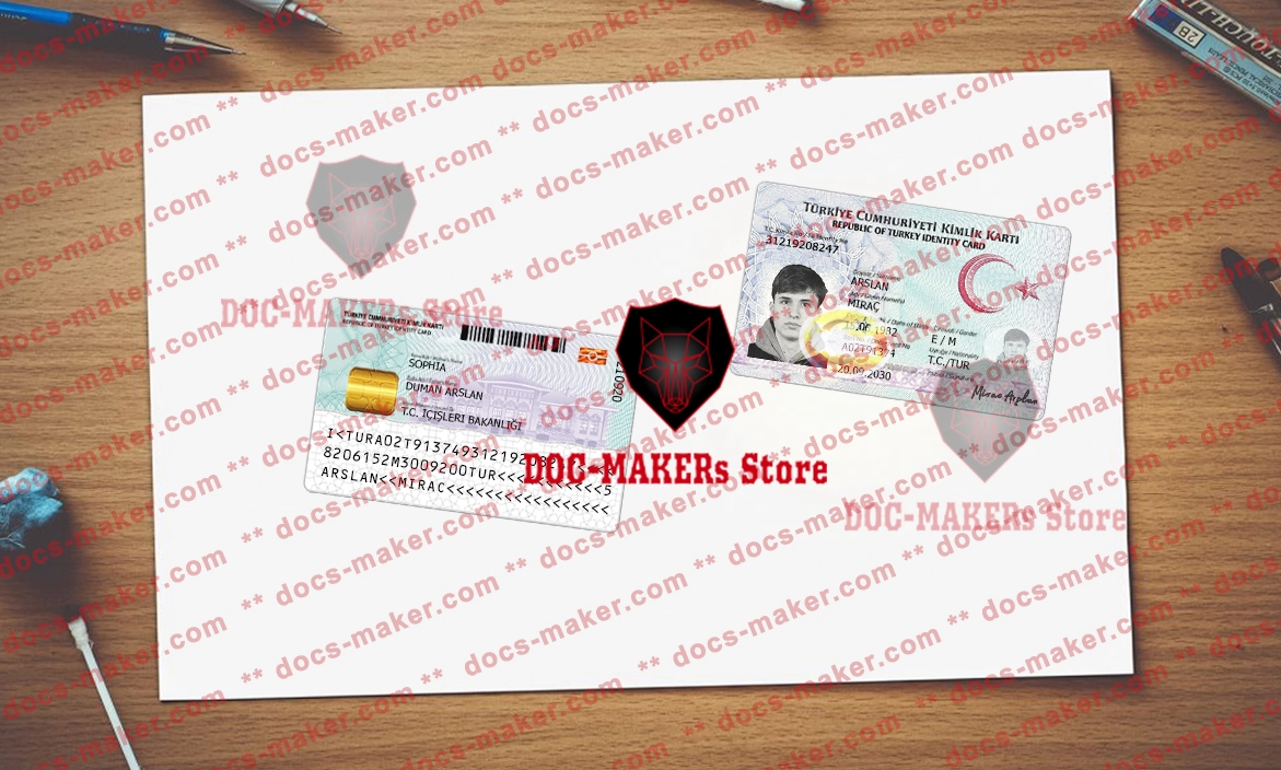 Turkey ID Card – V2 – PSD Template